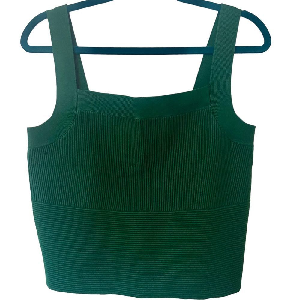 Abercrombie Ottoman Square Neck Tank - Green XL